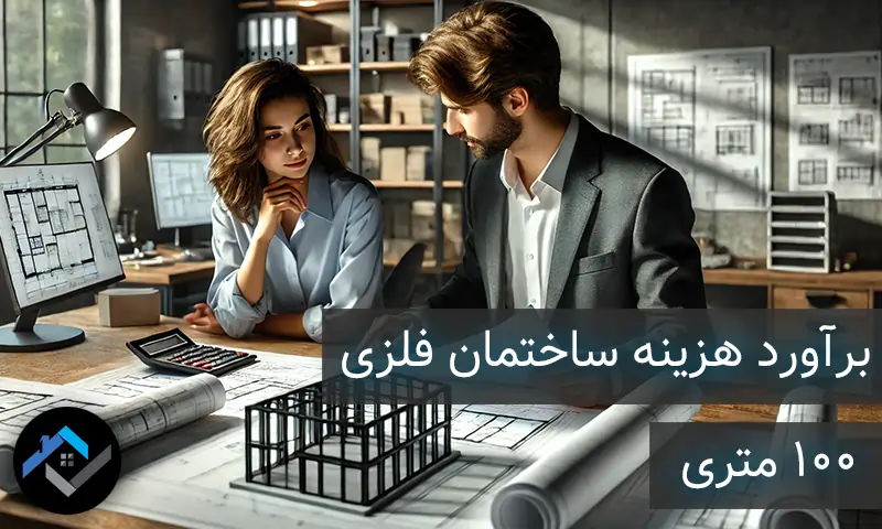 برآورد هزینه ساختمان فلزی 100 متری