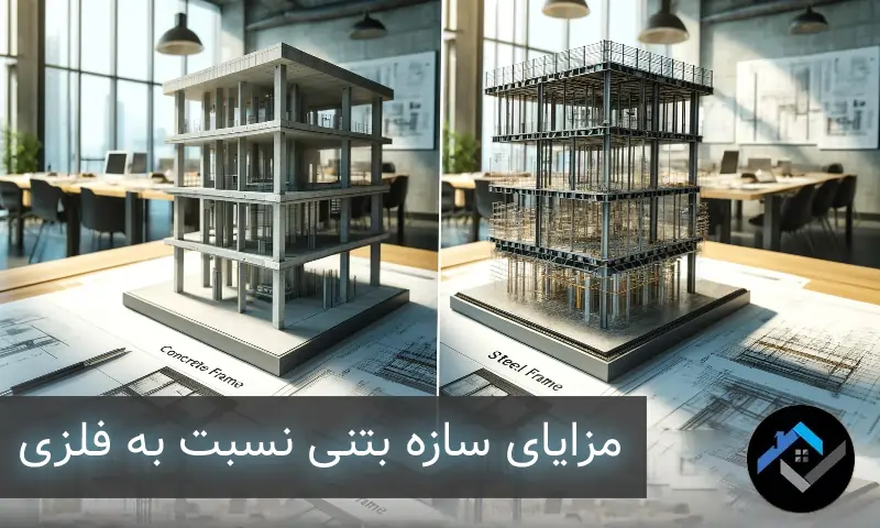 مزایای سازه بتنی نسبت به فلزی