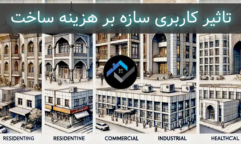 تاثیر کاربری سازه بر هزینه ساخت