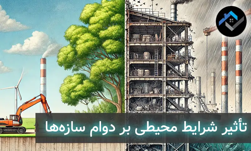 تأثیر شرایط محیطی بر دوام سازهها