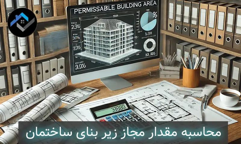 محاسبه مقدار مجاز زیر بنای ساختمان