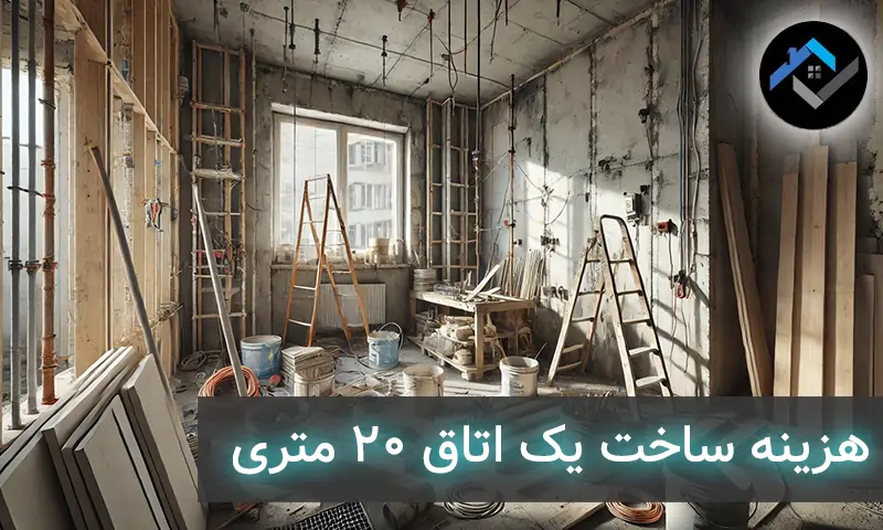 هزینه ساخت یک اتاق 20 متری
