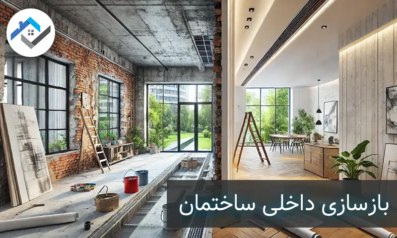 بازسازی داخلی ساختمان