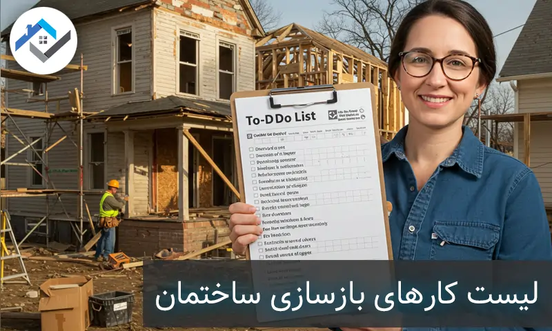  لیست کارهای بازسازی ساختمان